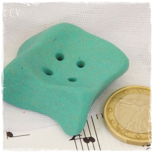 Handmade Oversized Polymer Clay Button