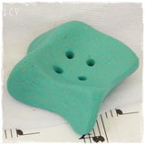 Oversized Turquoise Polymer Clay Button