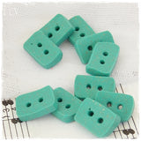 Small Turquoise Toggle Buttons
