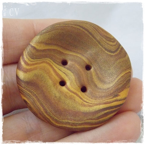 Giant Polymer Clay Button