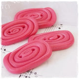 Oversized Pink Toggle Buttons