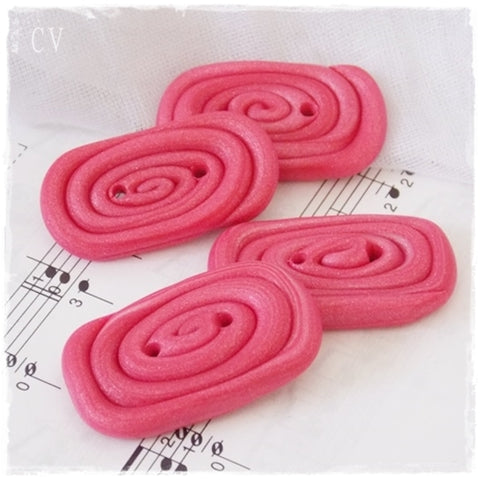 Fuchsia Pink Toggle Buttons