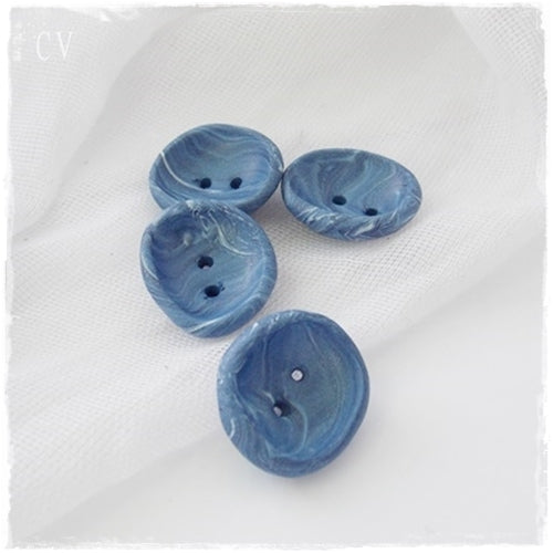 Artistic Small Blue Buttons