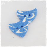 Blue and White Polymer Clay Buttons