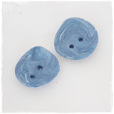 Pastel Blue Polymer Clay Buttons