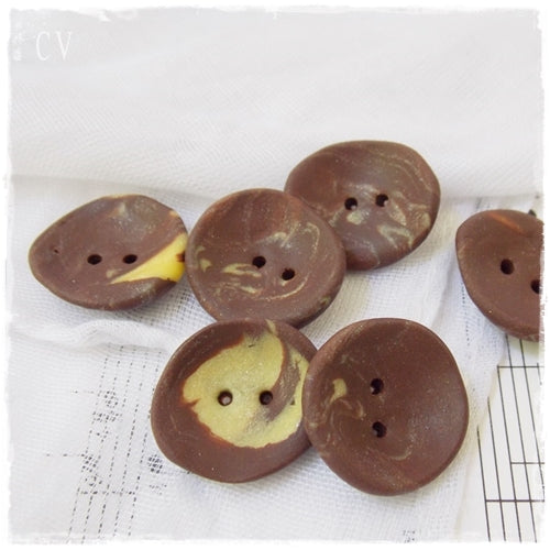 Artistic Polymer Clay Buttons