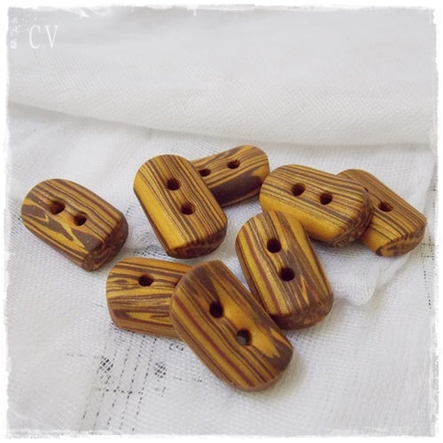 Handmade Polymer Clay Toggle Buttons