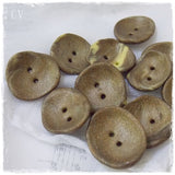 Handmade Artistic Khaki Buttons