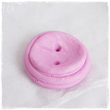 Chunky Pastel Pink Polymer Clay Button