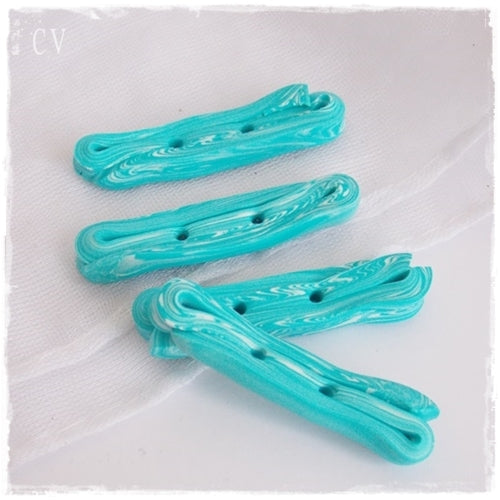Sea-foam Blue Oversized Toggle Buttons