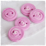 Pastel Pink Round Polymer Clay Buttons