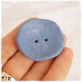 Handmade Jumbo Polymer Clay Button