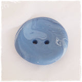 Oversized Blue Polymer Clay Button