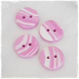 Pink Polymer Clay Buttons