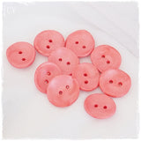 Large Coral Buttons