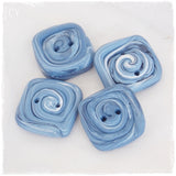 Handmade Large Blue Buttons