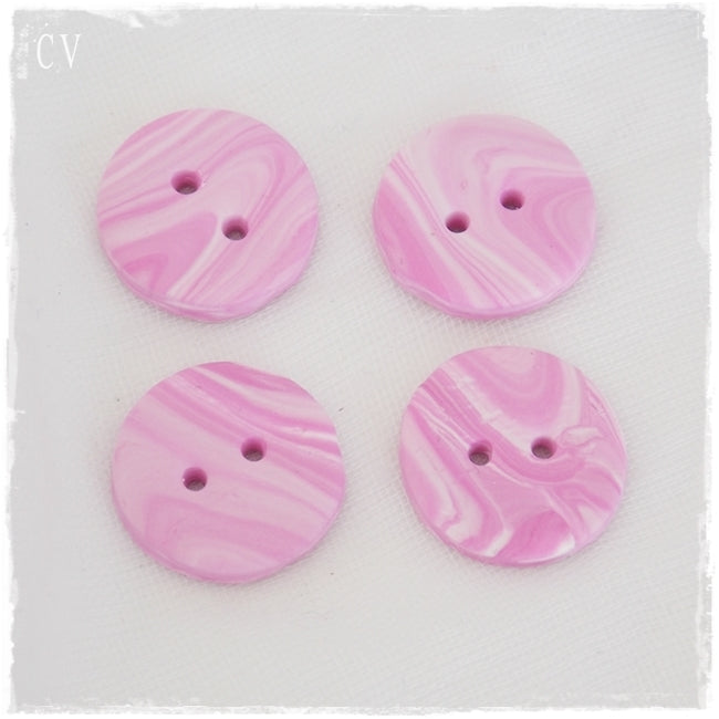 Handmade Baby Pink Buttons