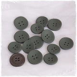 Large Artistic Polymer Clay Buttons