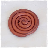 Oversized Copper Polymer Clay Button