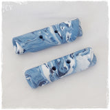Jumbo Blue Polymer Clay Toggles
