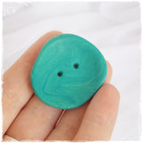 Artistic Polymer Clay Button 