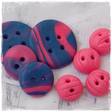 Oops: Blue & Pink Button Assortment