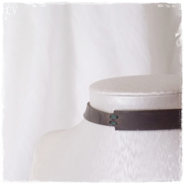 Woodland Leather Collar