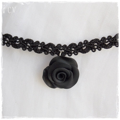 Gothic Rose Choker