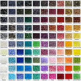 Czech Glass Beads - Color Chart - C2V