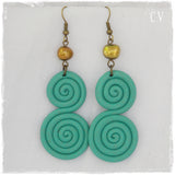 Nautical Wedding Turquoise Earrings