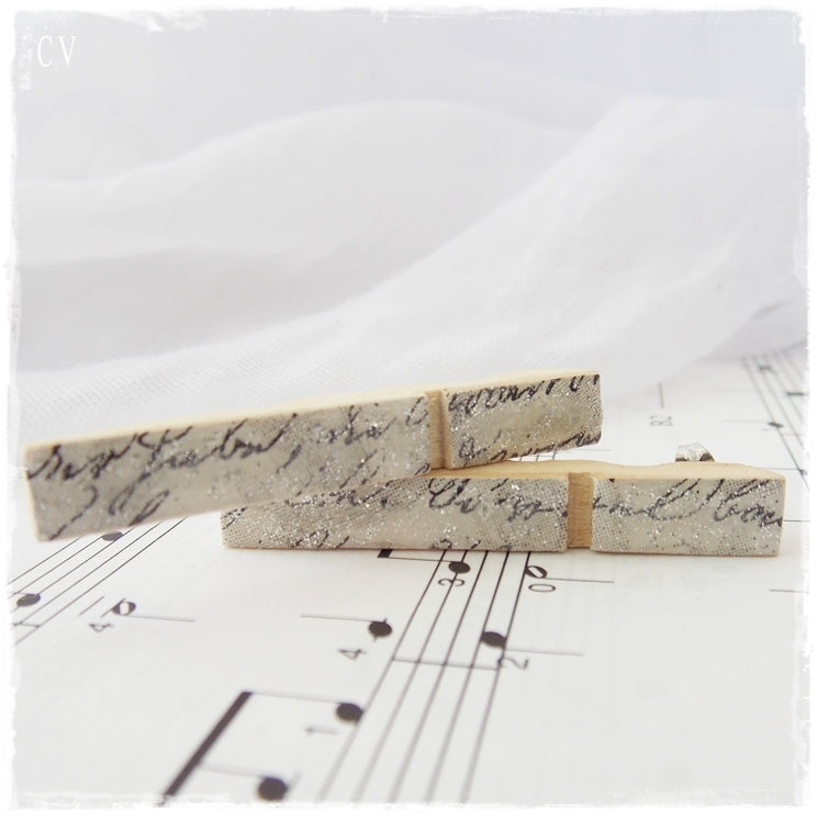 Wooden Decoupage Posts
