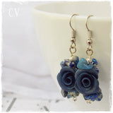 Lapis Lazuli Stone Earrings