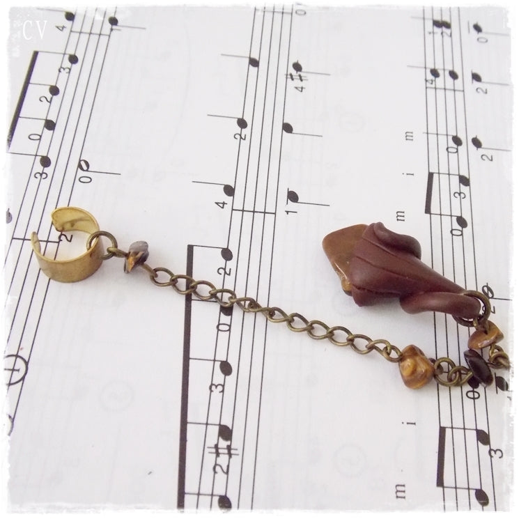 Brass Boho Ear Cuff Earring