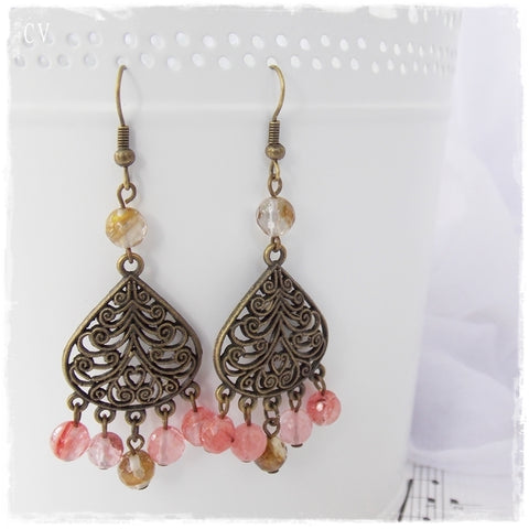 Filigree Bohemian Dangling Earrings