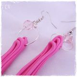 Dangling Pastel Pink Earrings