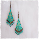 Dangling Turquoise Earrings