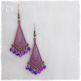  Bohemian Geometric Ethnic Earrings