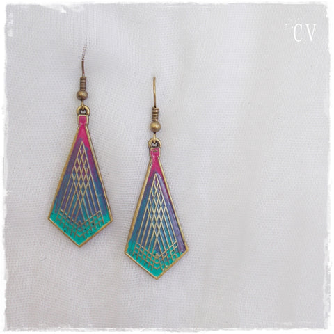 Ethnic Yoga Long Earrings
