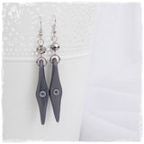 Long Gothic Polymer Clay Earrings