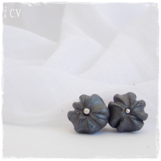 Gothic Organic Polymer Clay Earrings