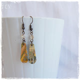 Teardrop Klimt Earrings