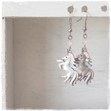 Long Unicorn Earrings