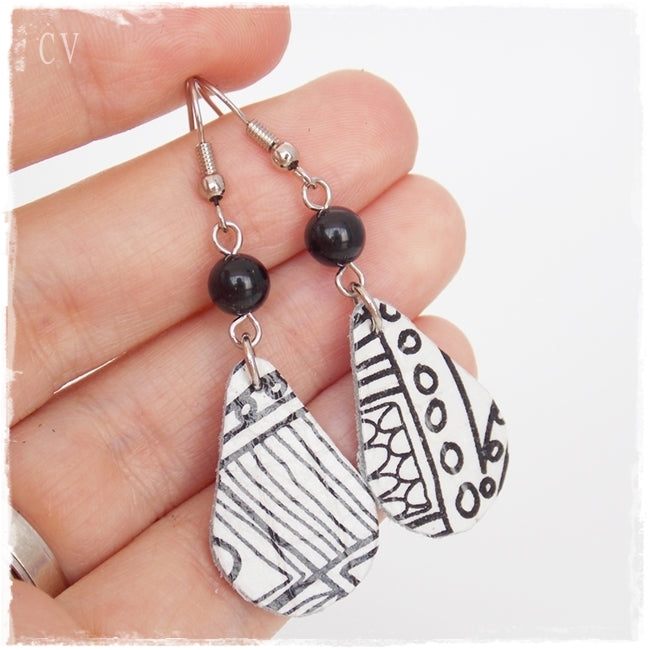 Painting Earrings - Clip Ons