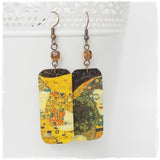 Leather Decoupage Earrings