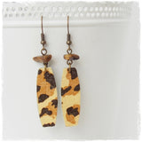 Leopard Print Earrings