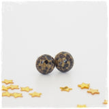 Full Moon Polymer Clay Studs