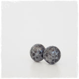 Silver Moon Post Earrings