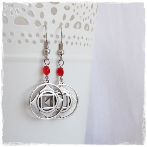 Root Chakra Earrings