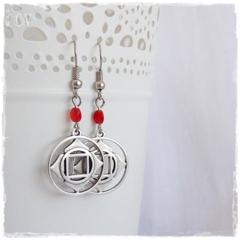 Root Chakra Earrings