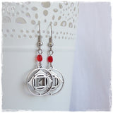 Silver Muladhara Dangle Earrings